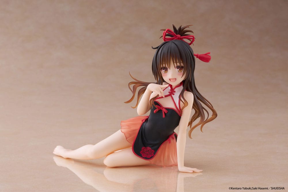 To Love-Ru Darkness PVC Figur Desktop Cute Figure Mikan Yuki Chinese Dress Ver. 13 cm Taito Prize
