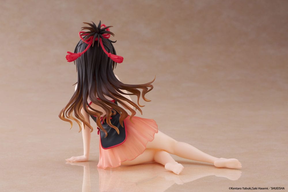 To Love-Ru Darkness PVC Figur Desktop Cute Figure Mikan Yuki Chinese Dress Ver. 13 cm Taito Prize