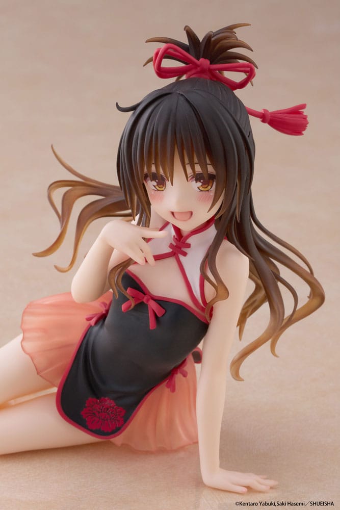 To Love-Ru Darkness PVC Figur Desktop Cute Figure Mikan Yuki Chinese Dress Ver. 13 cm Taito Prize