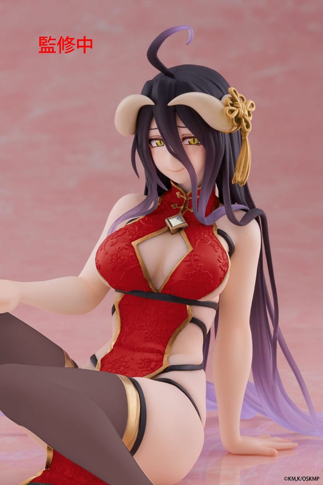 Overlord PVC Figur Desktop Cute Figure Albedo Chinese Dress Ver. Renewal 13 cm Taito Prize