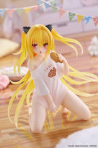 To Love-Ru Darkness PVC Figur Desktop Cute Figure Golden Darkness Roomwear Ver. 13 cm Taito Prize