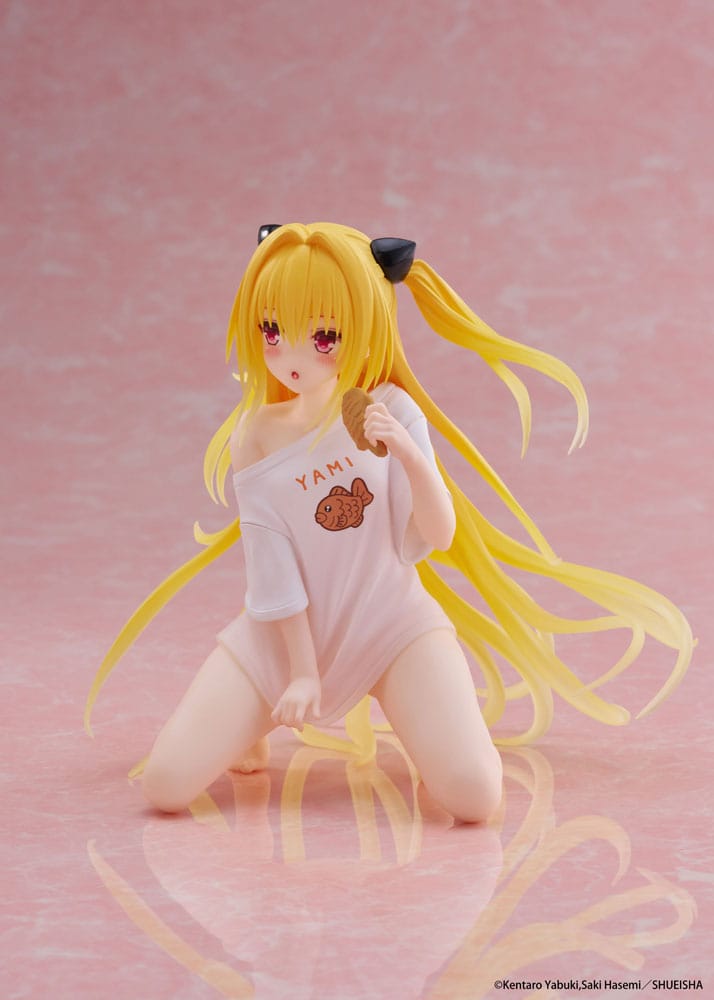 To Love-Ru Darkness PVC Figur Desktop Cute Figure Golden Darkness Roomwear Ver. 13 cm Taito Prize
