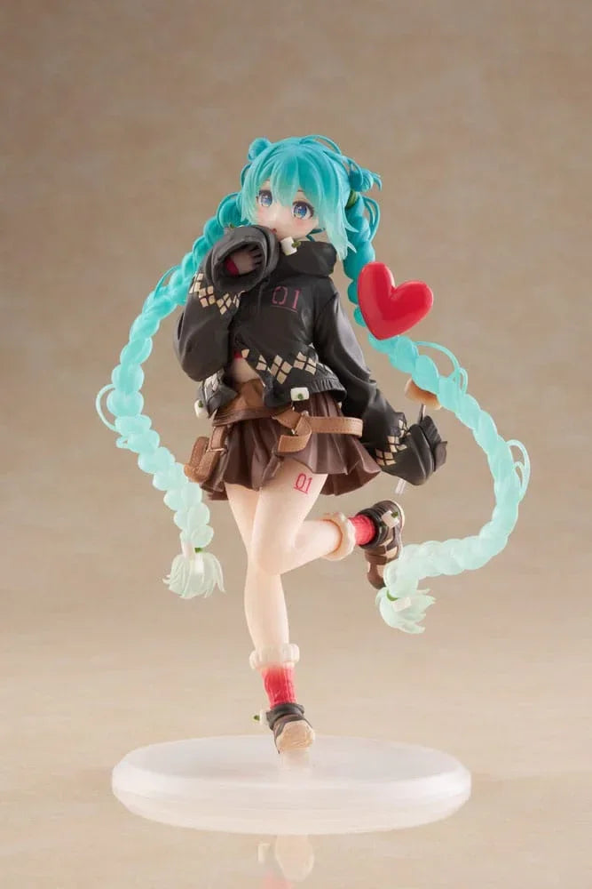 Hatsune Miku PVC Figur Hatsune Fashion Outdoor Spring Ver. 18 cm Taito Prize