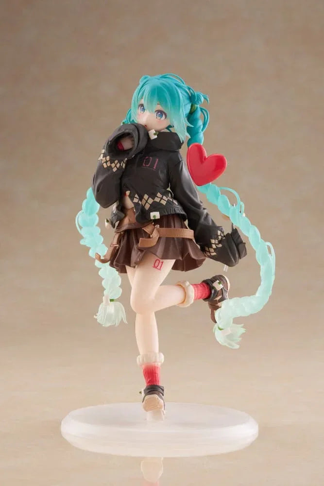 Hatsune Miku PVC Figur Hatsune Fashion Outdoor Spring Ver. 18 cm Taito Prize