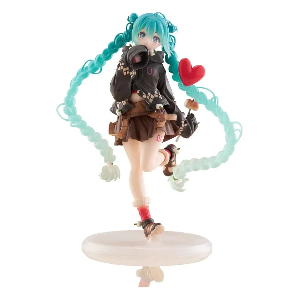 Hatsune Miku PVC Figur Hatsune Fashion Outdoor Spring Ver. 18 cm Taito Prize