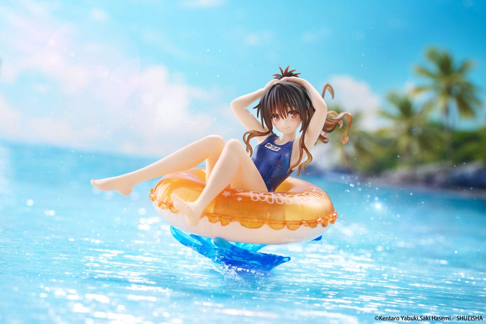 To Love-Ru Darkness Aqua Float Flicka PVC Figur Mikan Yuki 10 cm Taito Prize