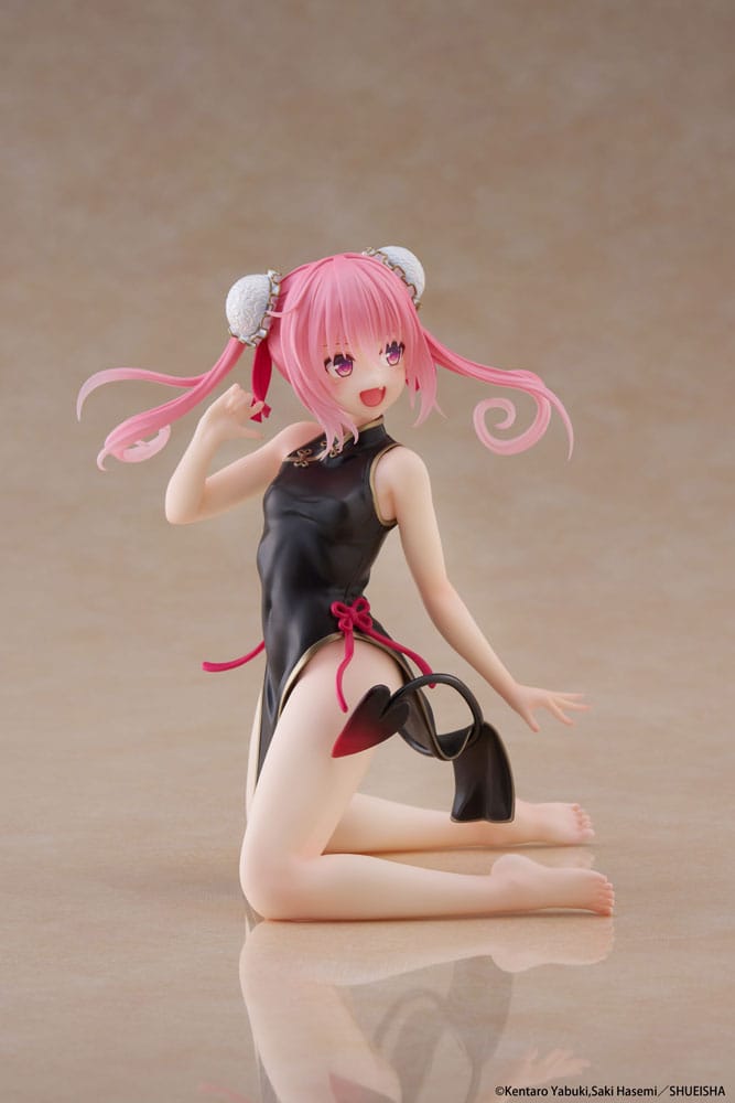 To Love-Ru PVC Figur Desktop Cute Figure Nana (China Dress Ver.) 13 cm Taito Prize