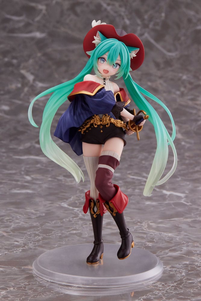 Hatsune Miku PVC Figur Hatsune Miku Wonderland Puss in Boots 18 cm Taito Prize