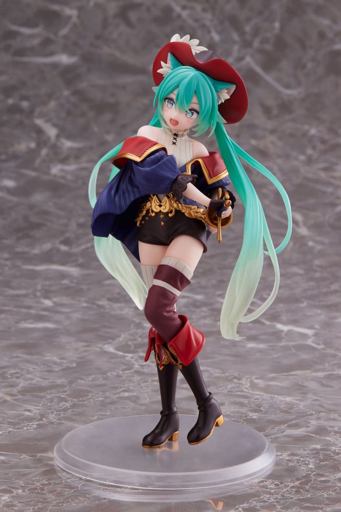 Hatsune Miku PVC Figur Hatsune Miku Wonderland Puss in Boots 18 cm Taito Prize