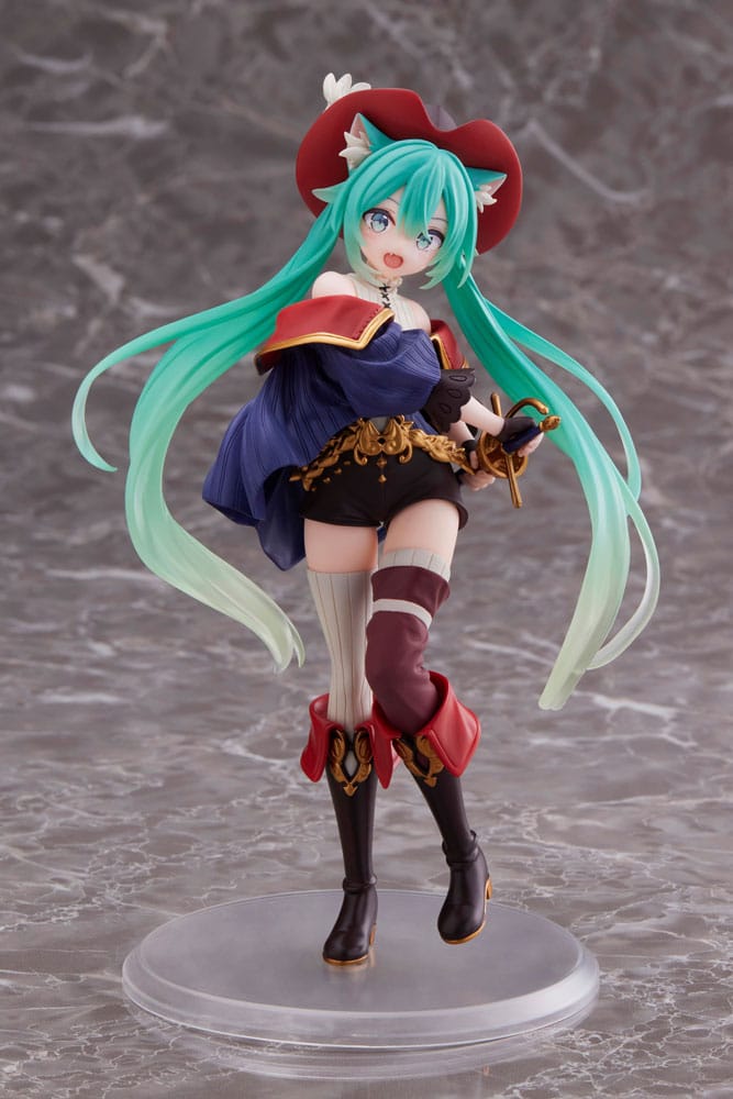 Hatsune Miku PVC Figur Hatsune Miku Wonderland Puss in Boots 18 cm Taito Prize