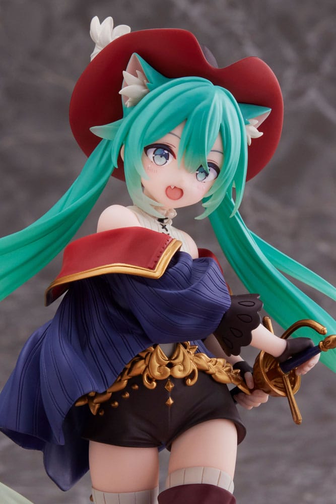 Hatsune Miku PVC Figur Hatsune Miku Wonderland Puss in Boots 18 cm Taito Prize