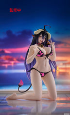 Overlord PVC Figur Desktop Cute Figure Albedo Cow-Print Swimsuit Ver. Renewal 13 cm Taito Prize