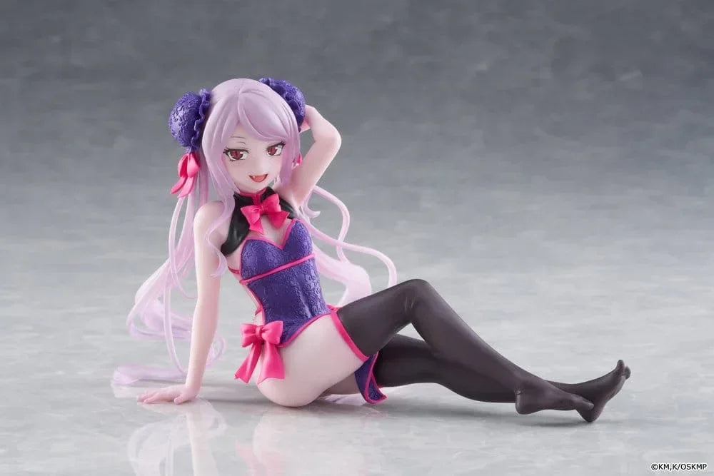 Overlord Desktop Söt PVC Figur Shalltear Kinesisk Klänning Ver. 13 cm Taito Prize
