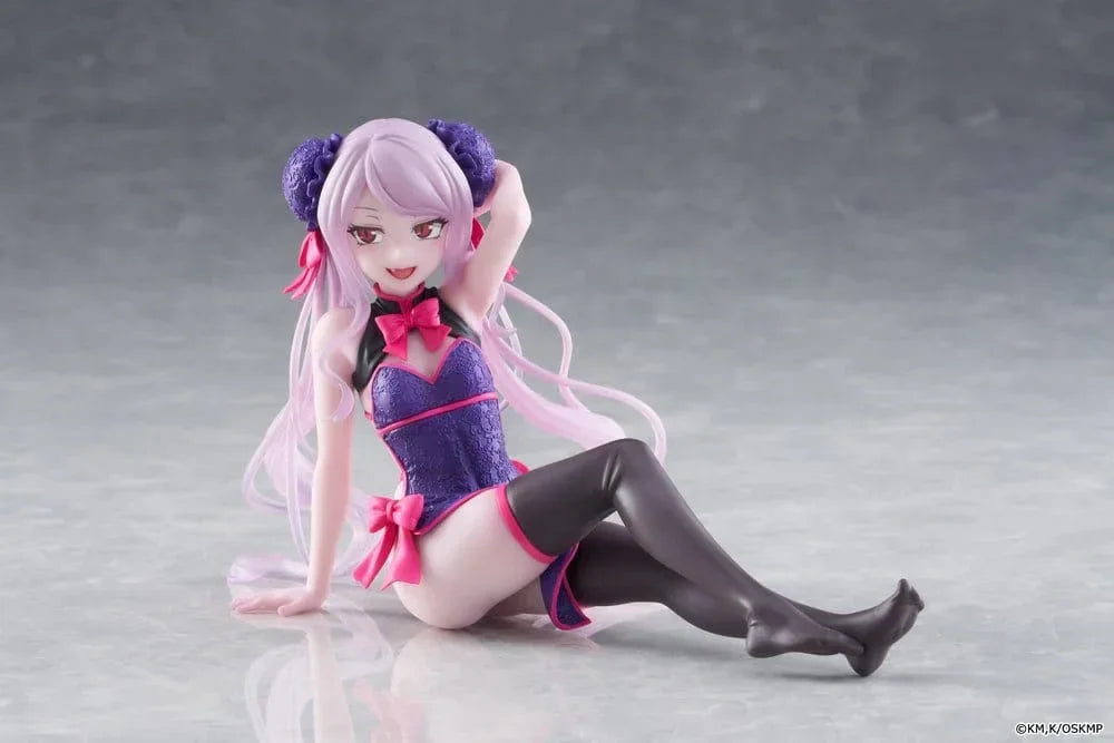 Overlord Desktop Söt PVC Figur Shalltear Kinesisk Klänning Ver. 13 cm Taito Prize