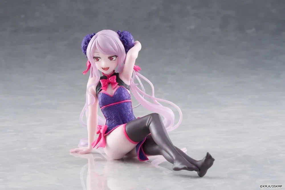 Overlord Desktop Söt PVC Figur Shalltear Kinesisk Klänning Ver. 13 cm Taito Prize