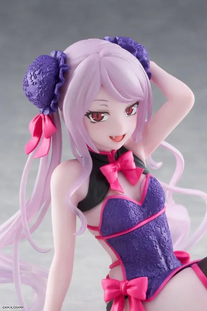 Overlord Desktop Söt PVC Figur Shalltear Kinesisk Klänning Ver. 13 cm Taito Prize