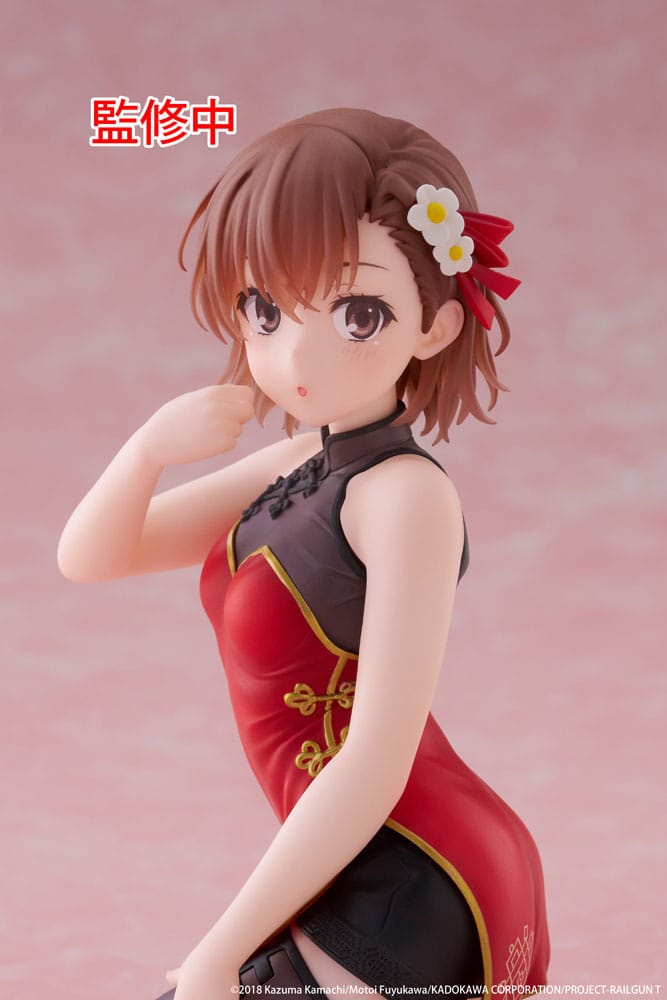 A Certain Scientific Railgun PVC Figur Mikoto Misaka Chinese Dress Ver. 13 cm Taito Prize