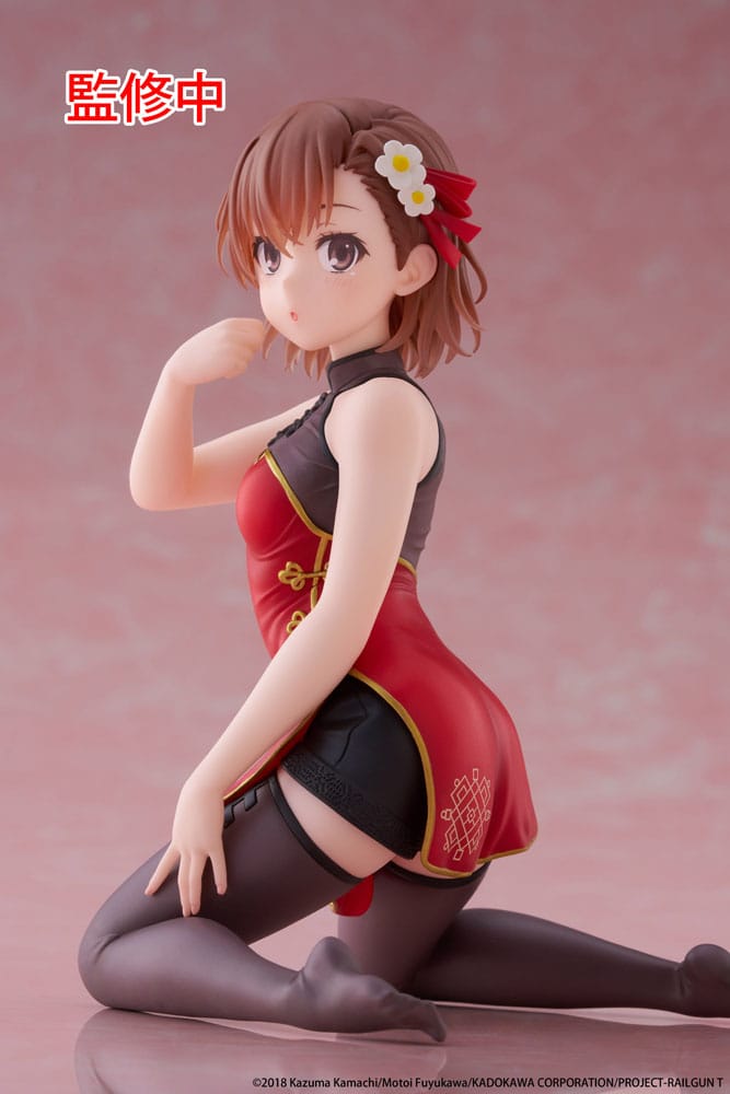 A Certain Scientific Railgun PVC Figur Mikoto Misaka Chinese Dress Ver. 13 cm Taito Prize