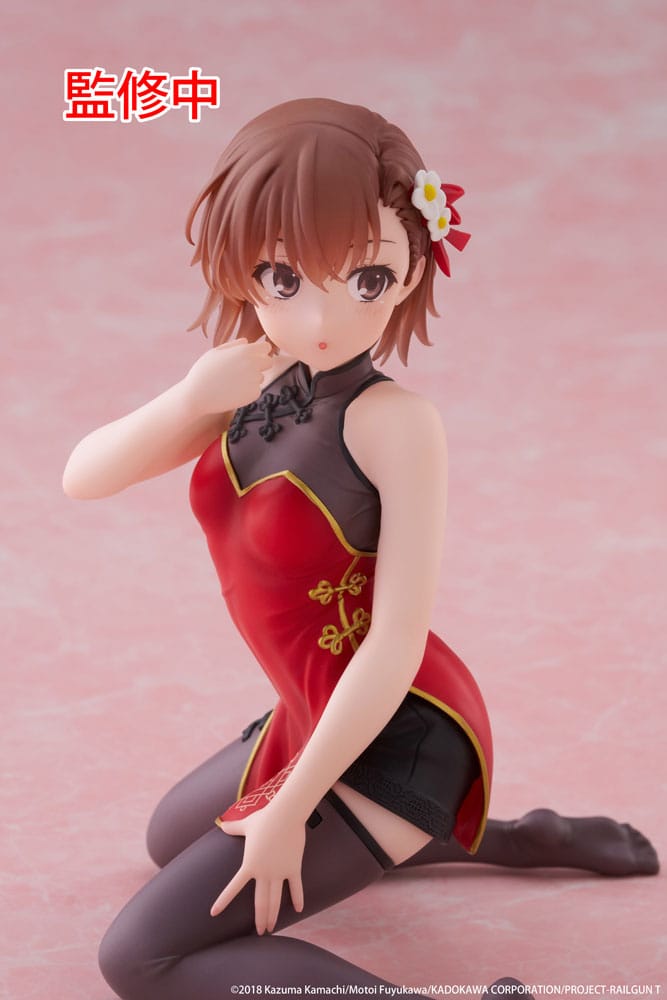 A Certain Scientific Railgun PVC Figur Mikoto Misaka Chinese Dress Ver. 13 cm Taito Prize