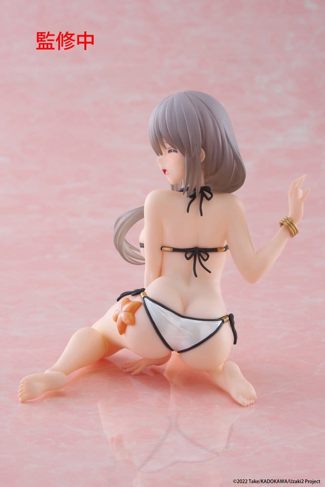 Uzaki-chan Wants to Hang Out! PVC Figure Desk Figure Cute Figure Tsuki Uzaki (Swimsuit Ver.) 13 cm