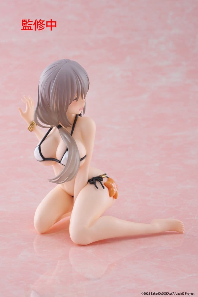 Uzaki-chan Wants to Hang Out! PVC Figure Desk Figure Cute Figure Tsuki Uzaki (Swimsuit Ver.) 13 cm