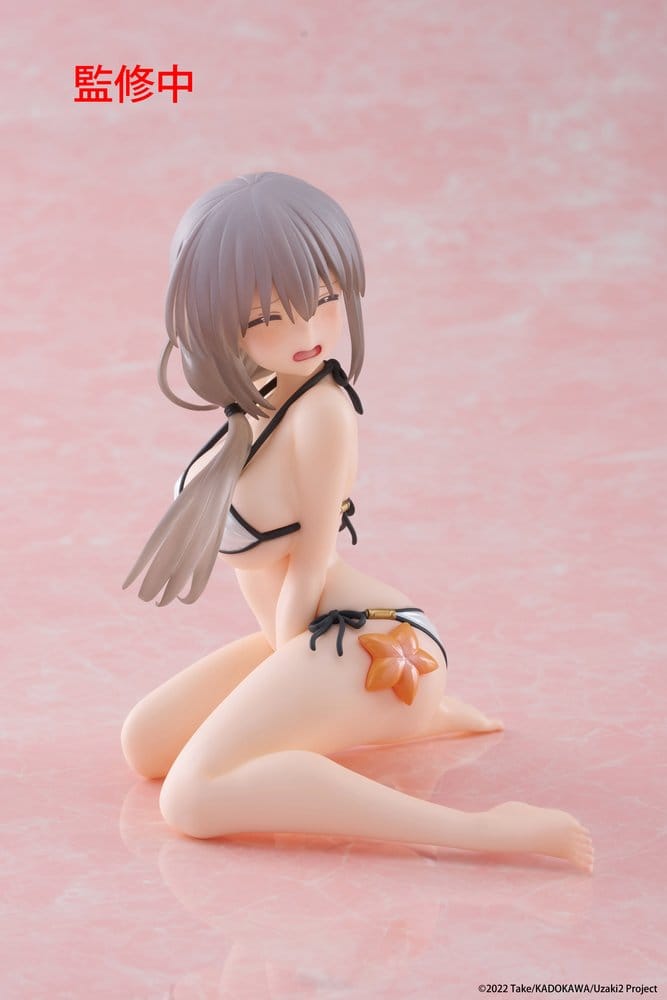 Uzaki-chan Wants to Hang Out! PVC Figure Desk Figure Cute Figure Tsuki Uzaki (Swimsuit Ver.) 13 cm