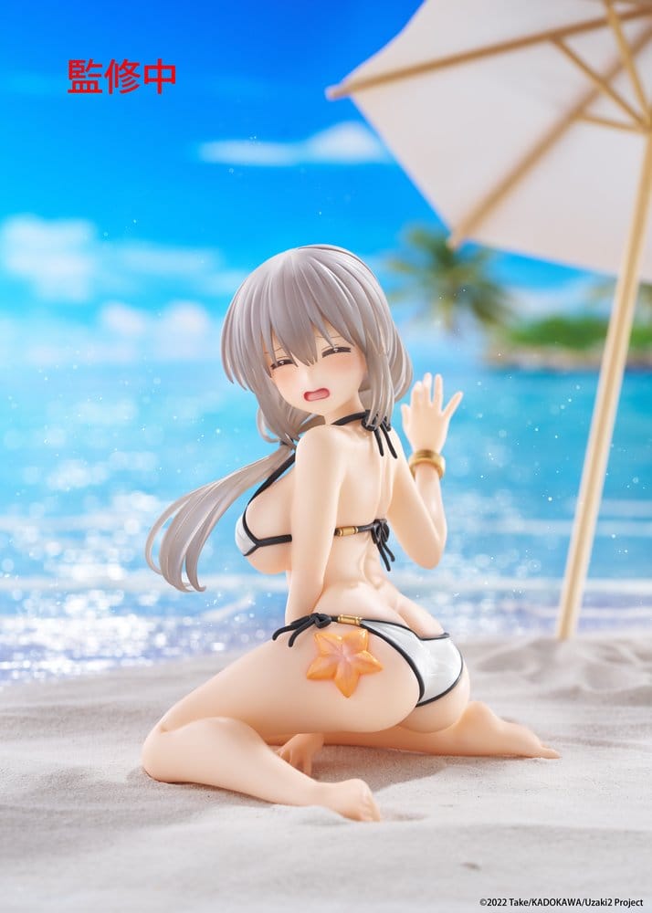 Uzaki-chan Wants to Hang Out! PVC Figure Desk Figure Cute Figure Tsuki Uzaki (Swimsuit Ver.) 13 cm
