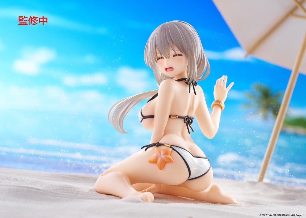 Uzaki-chan Wants to Hang Out! PVC Figure Desk Figure Cute Figure Tsuki Uzaki (Swimsuit Ver.) 13 cm