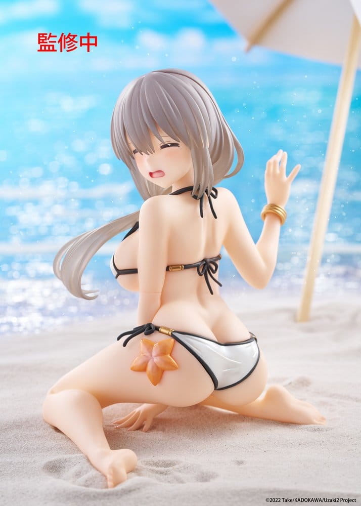 Uzaki-chan Wants to Hang Out! PVC Figure Desk Figure Cute Figure Tsuki Uzaki (Swimsuit Ver.) 13 cm