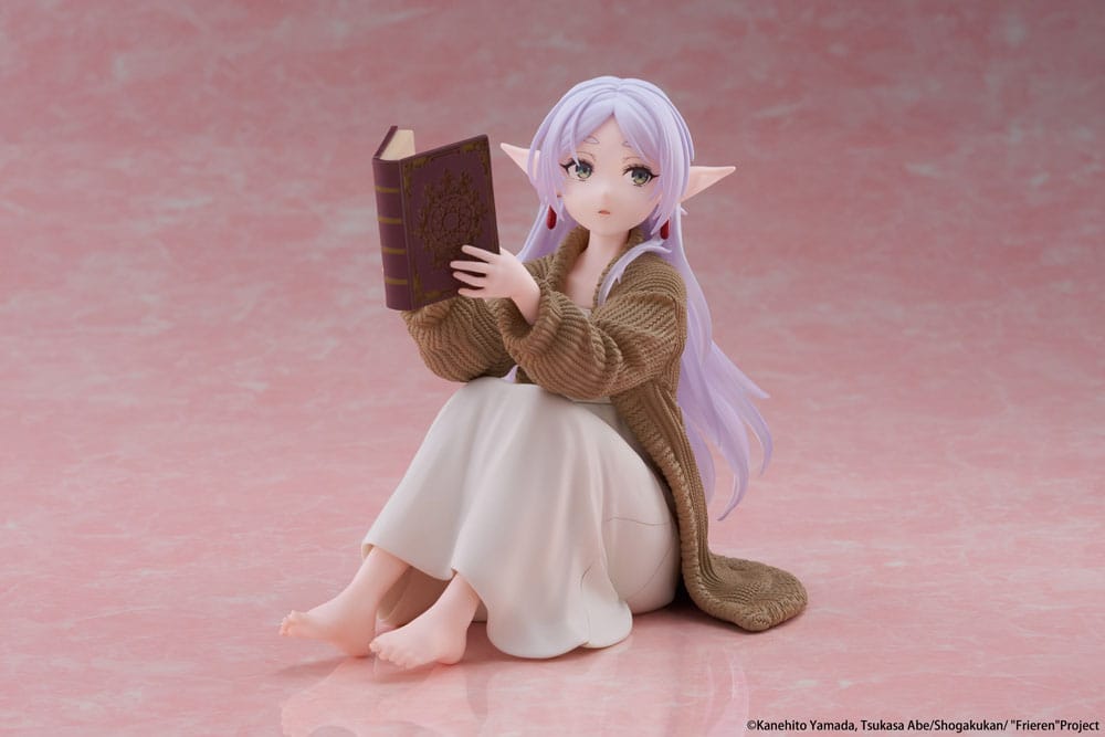 Frieren: Beyond Journey's End PVC Figur Desktop Cute Figure Frieren Roomwear Ver. 13 cm Taito Prize