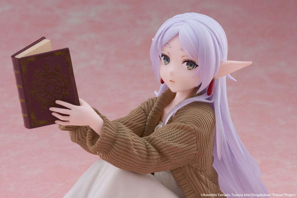 Frieren: Beyond Journey's End PVC Figur Desktop Cute Figure Frieren Roomwear Ver. 13 cm Taito Prize