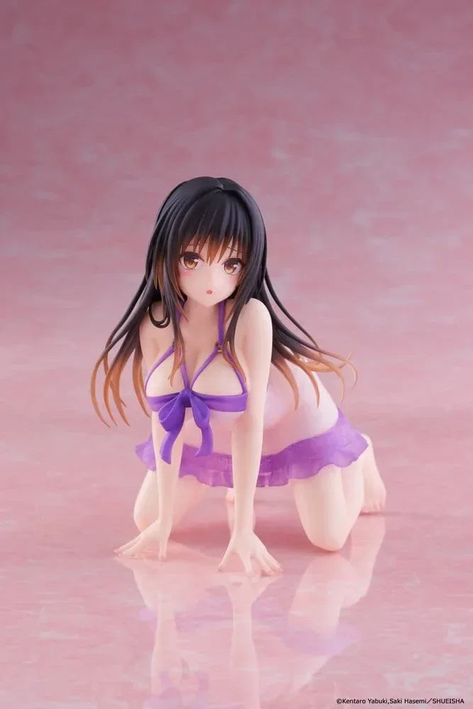 To Love Ru Darkness Skrivbord Söt PVC Figur Yui Kotegawa Rumsplagg Ver. 13 cm Taito Prize