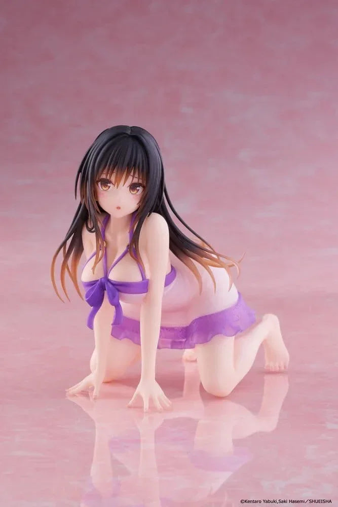 To Love Ru Darkness Skrivbord Söt PVC Figur Yui Kotegawa Rumsplagg Ver. 13 cm Taito Prize