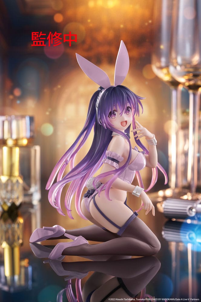 Date A Live PVC Figur Desktop Cute Figure Tohka Yatogami (Bunny Ver.) Renewal 13 cm Taito Prize