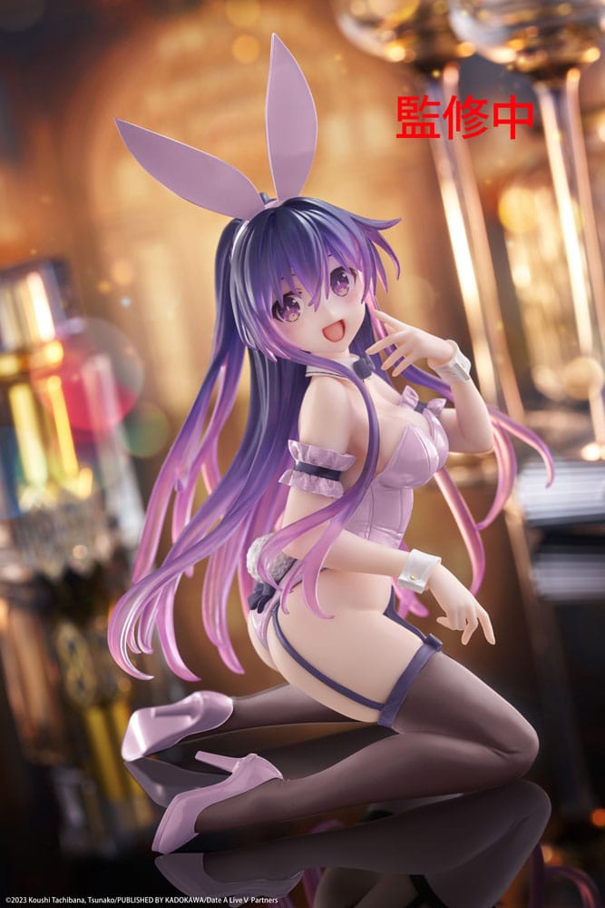 Date A Live PVC Figur Desktop Cute Figure Tohka Yatogami (Bunny Ver.) Renewal 13 cm Taito Prize