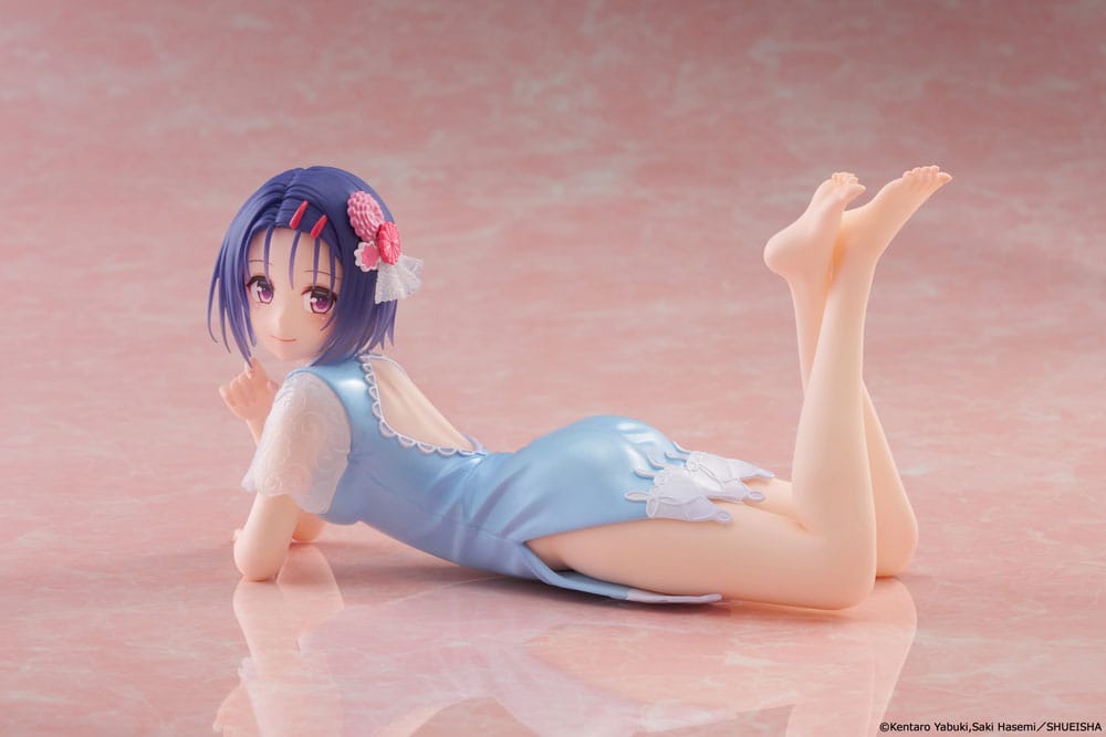 To Love-Ru Darkness PVC Figur Skrivbord Söt Figur Haruna Sairenji (Kina Klädd Version) 13 cm Taito Prize