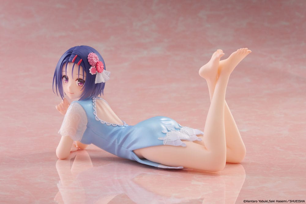 To Love-Ru Darkness PVC Figur Skrivbord Söt Figur Haruna Sairenji (Kina Klädd Version) 13 cm Taito Prize