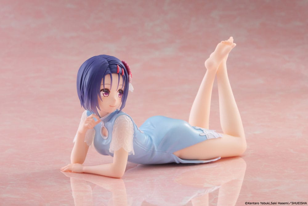 To Love-Ru Darkness PVC Figur Skrivbord Söt Figur Haruna Sairenji (Kina Klädd Version) 13 cm Taito Prize