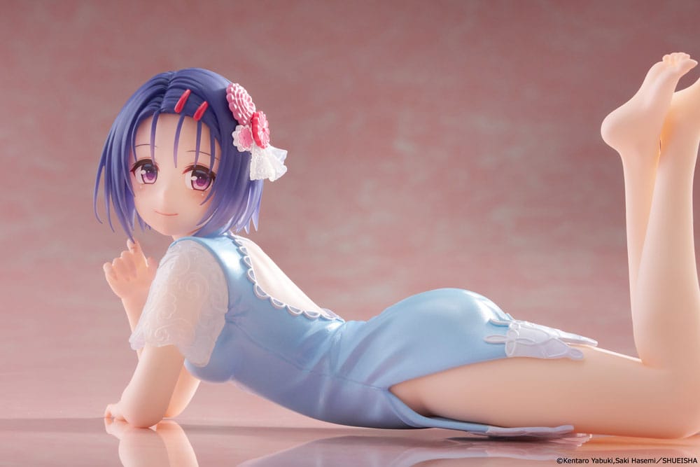 To Love-Ru Darkness PVC Figur Skrivbord Söt Figur Haruna Sairenji (Kina Klädd Version) 13 cm Taito Prize