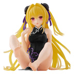 To Love-Ru Darkness PVC Figur Desktop Söt Figur Golden Darkness (Kina Klädd Ver.) Förnyelse 13 cm Taito Prize