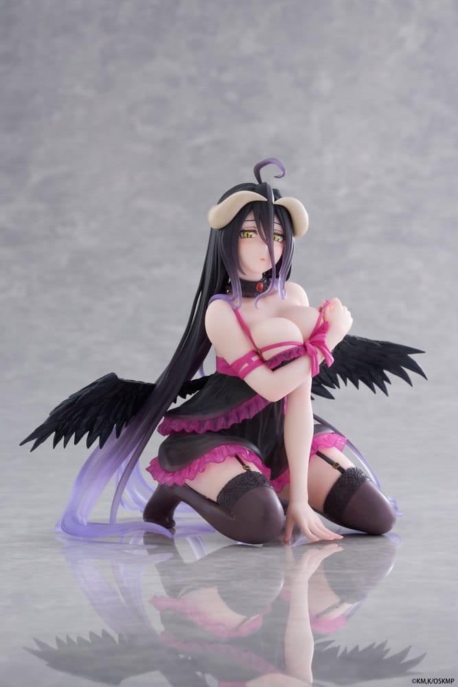 Overlord Desktop Figure Cute PVC Albedo (Negligee version) 13 cm