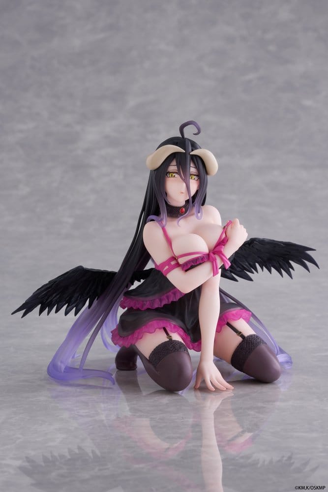 Overlord Desktop Figure Cute PVC Albedo (Negligee version) 13 cm