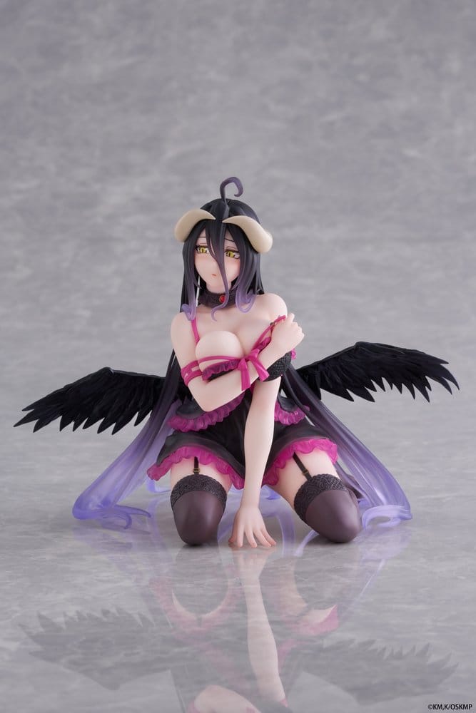 Overlord Desktop Figure Cute PVC Albedo (Negligee version) 13 cm