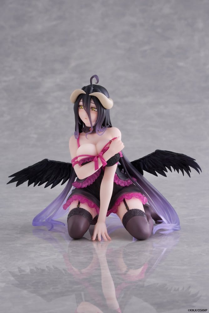Overlord Desktop Figure Cute PVC Albedo (Negligee version) 13 cm