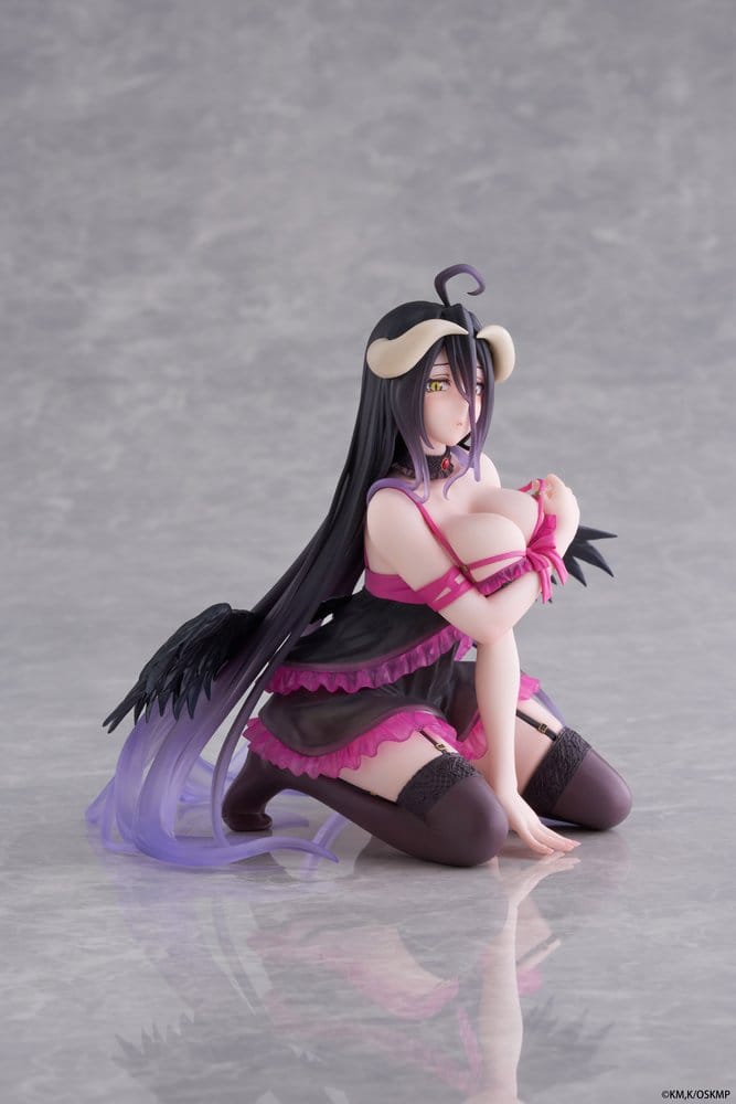 Overlord Desktop Figure Cute PVC Albedo (Negligee version) 13 cm