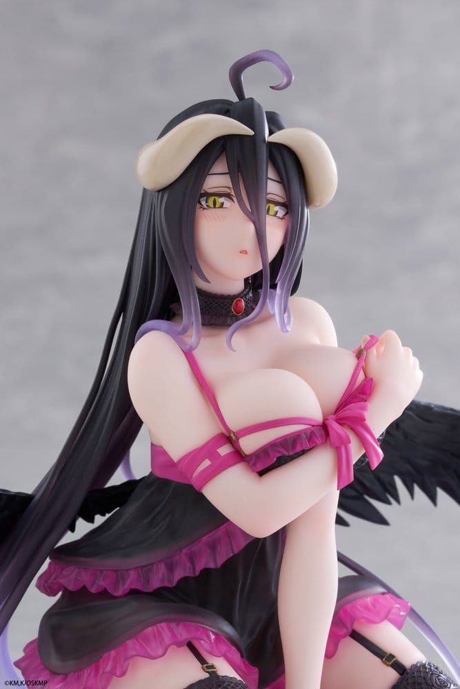 Overlord Desktop Figure Cute PVC Albedo (Negligee version) 13 cm