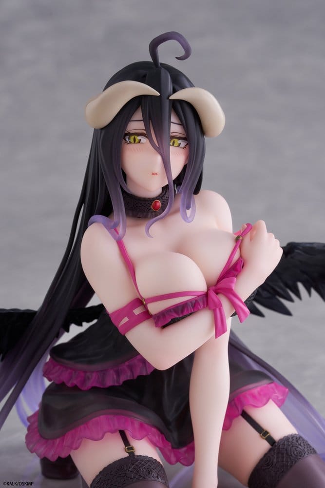 Overlord Desktop Figure Cute PVC Albedo (Negligee version) 13 cm