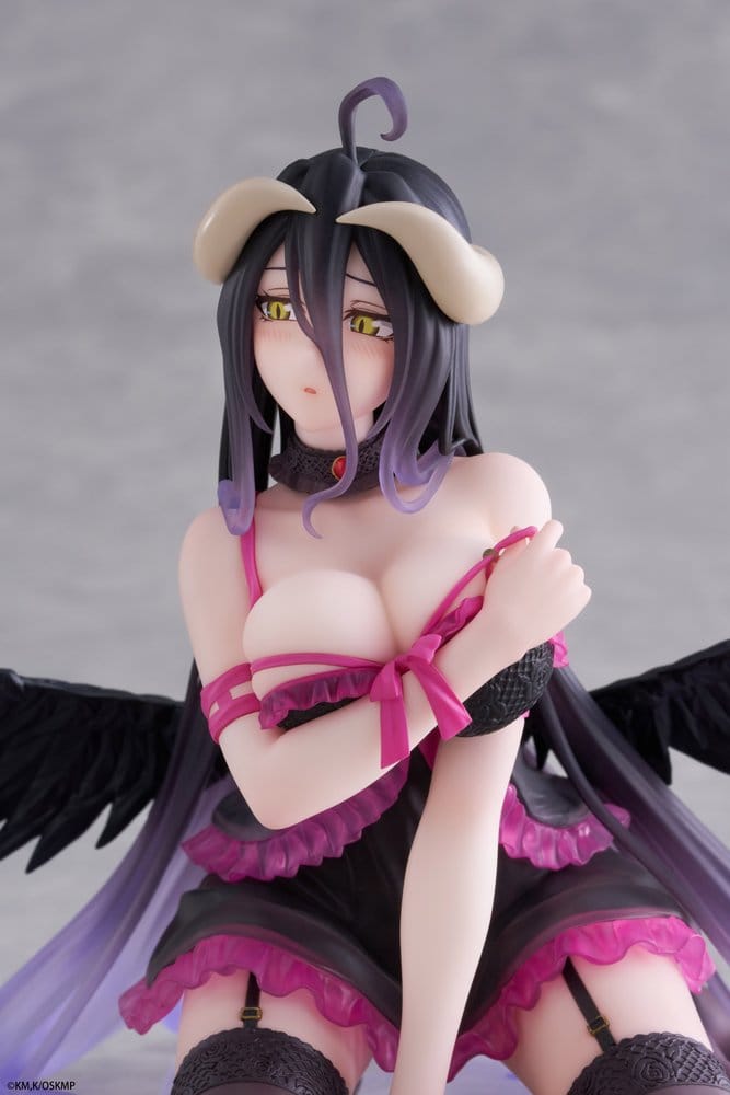 Overlord Desktop Figure Cute PVC Albedo (Negligee version) 13 cm