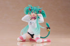 Hatsune Miku PVC Figur Desktop Söt Figur Hatsune Miku Katta Öron T-Shirt Ver. 13 cm
