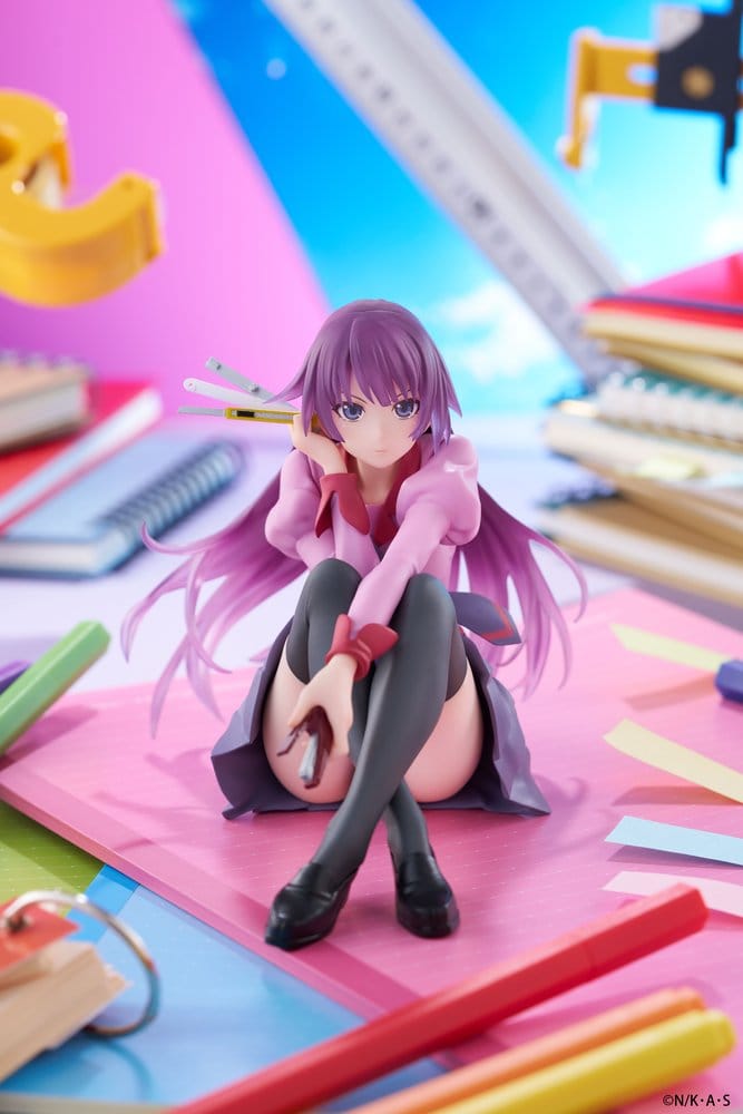 Monogatari PVC Figur Desktop Cute Figure Hitagi Senjougahara 13 cm